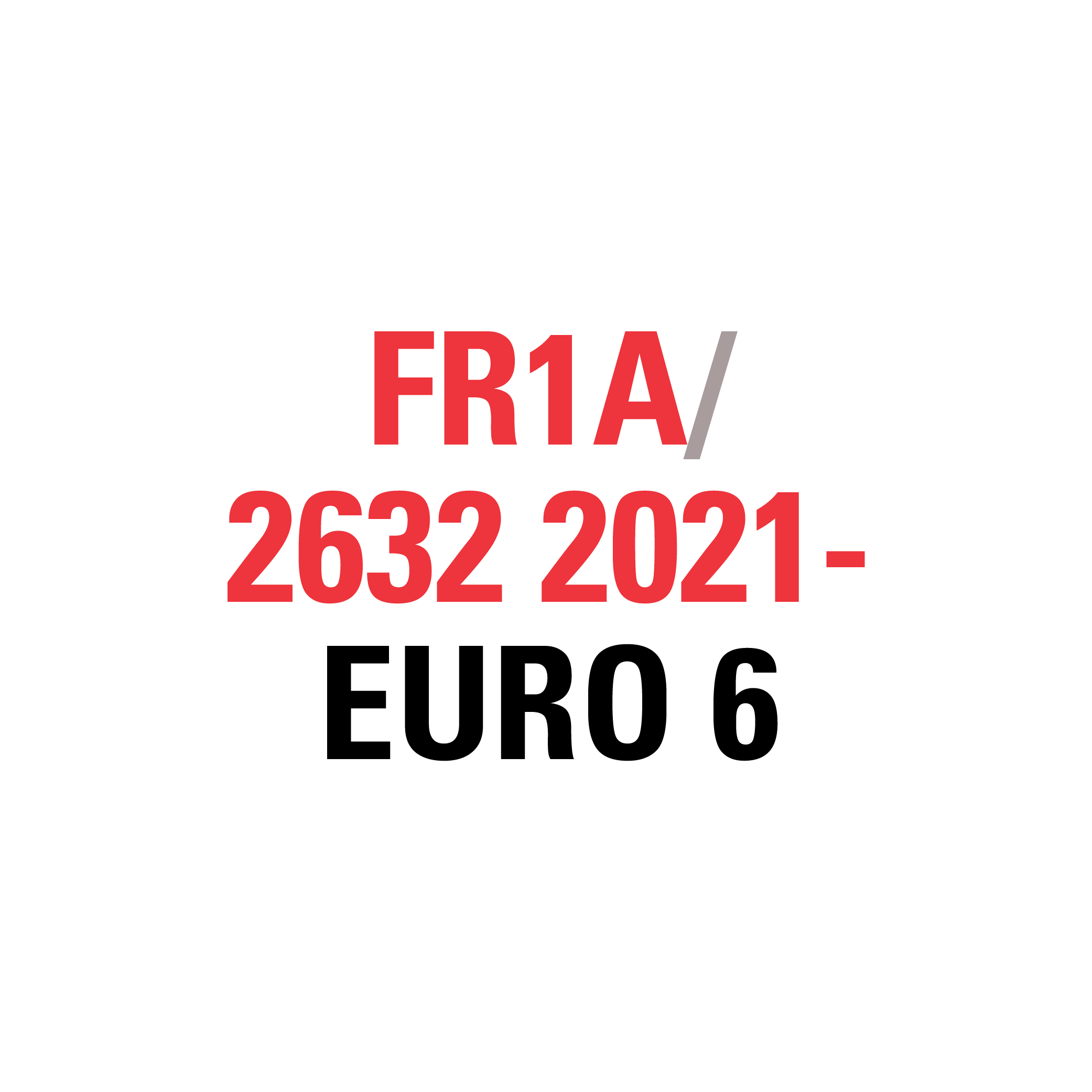 FR1A 2632 06/2021- EURO 6